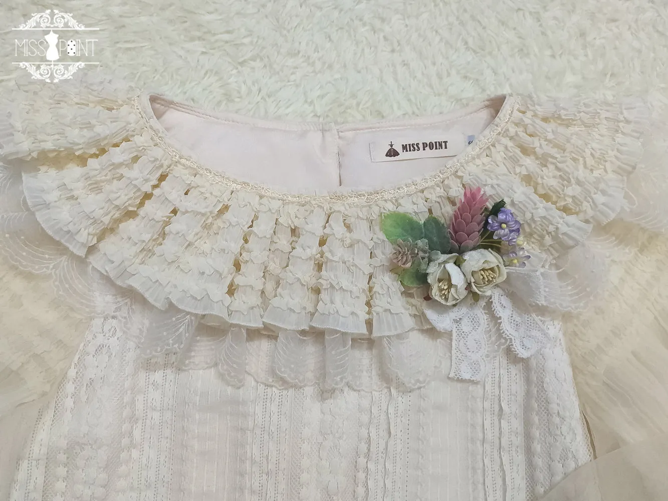Miss Point~Icing Sugar~Retro Lolita Double-layer Blouse