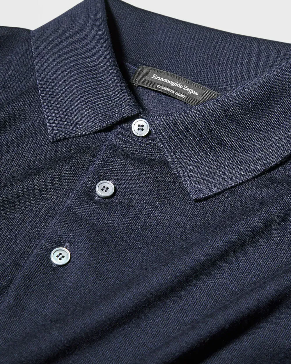 Navy Cashseta Light Polo