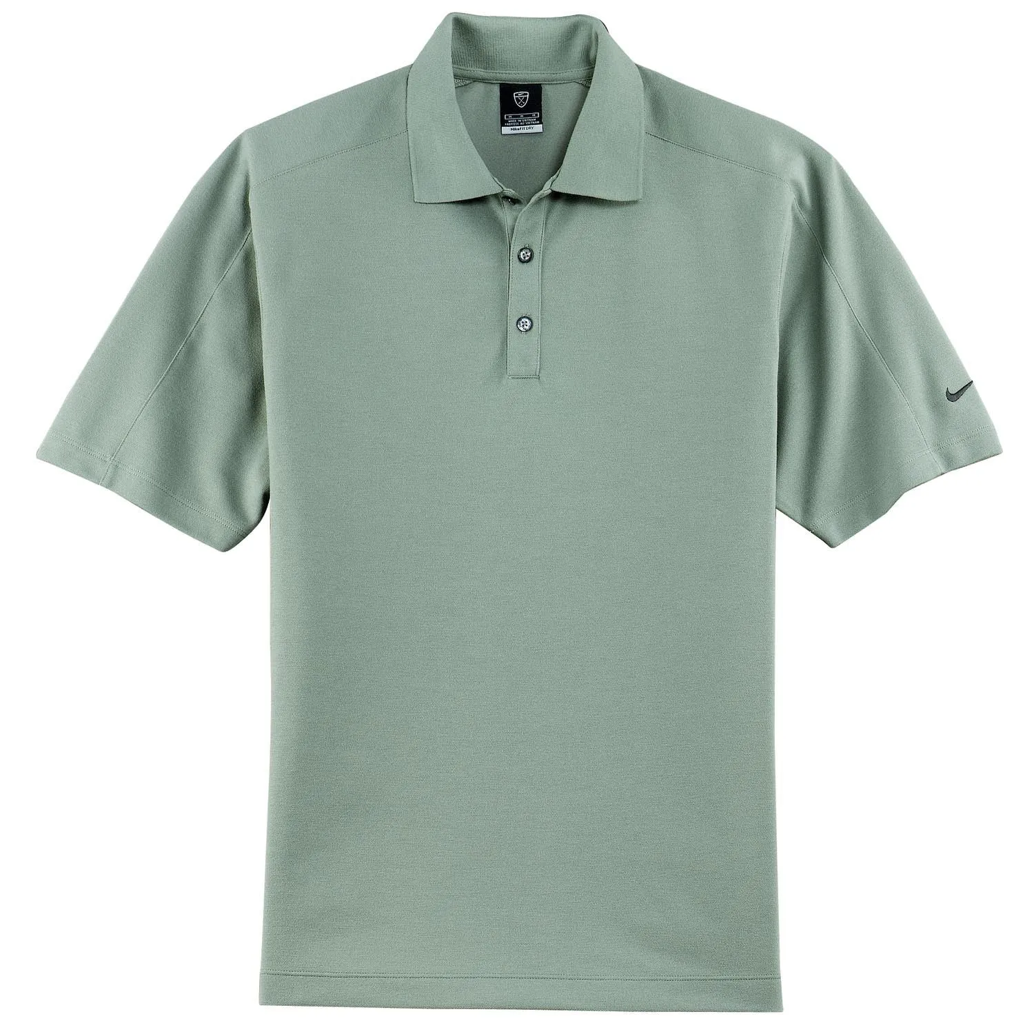 Nike Men's Clay Green Dri-FIT S/S Pique II Polo