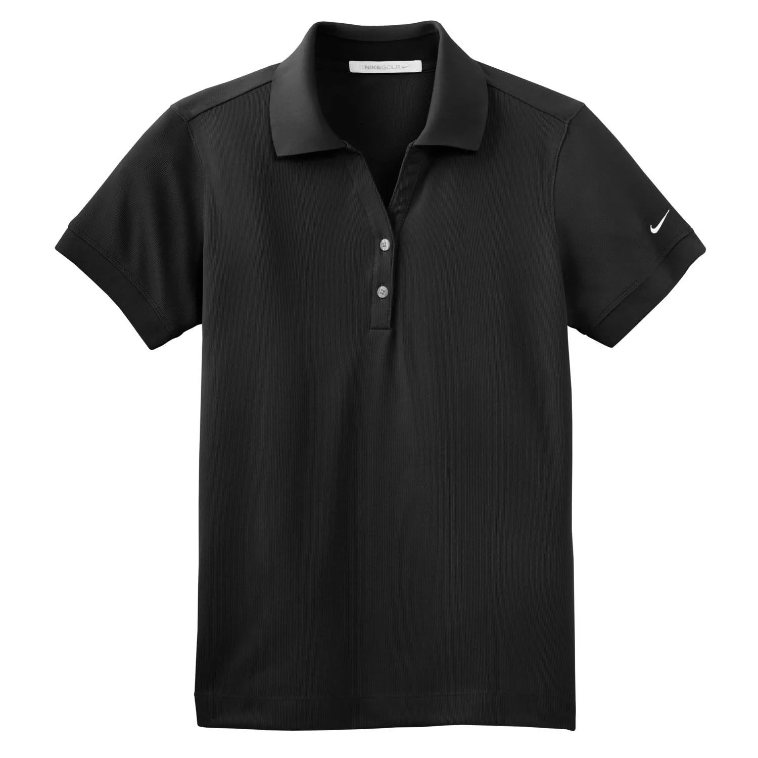Nike Women's Black Dri-FIT Short Sleeve Classic Polo