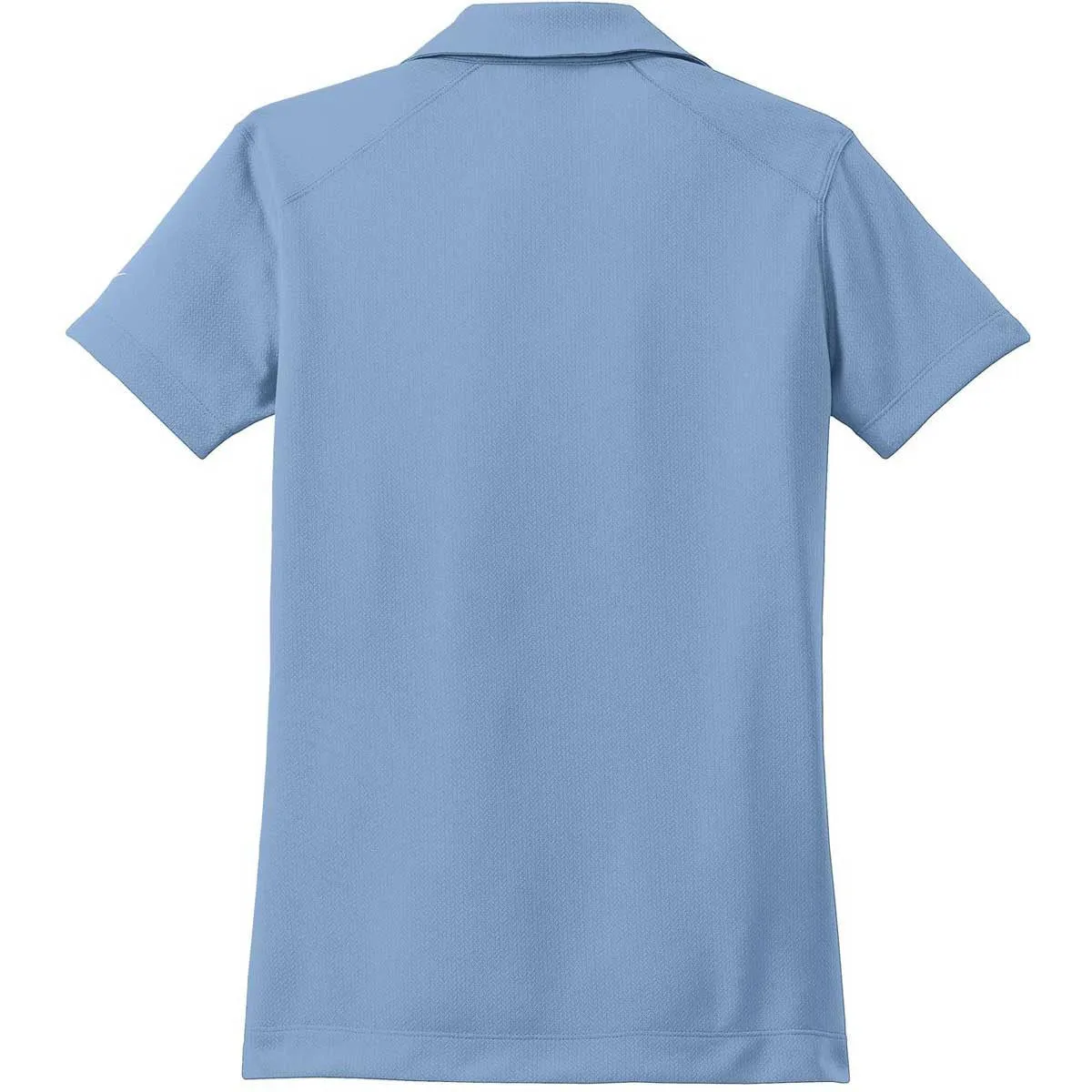 Nike Women's Fair Blue Dri-FIT S/S Pebble Texture Polo