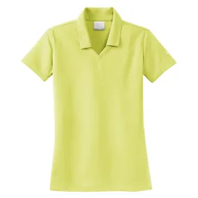 Nike Women's Light Green Dri-FIT S/S Micro Pique Polo