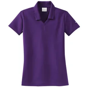 Nike Women's Night Purple Dri-FIT Micro Pique Polo