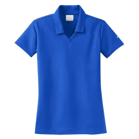 Nike Women's Sapphire Blue Dri-FIT S/S Micro Pique Polo