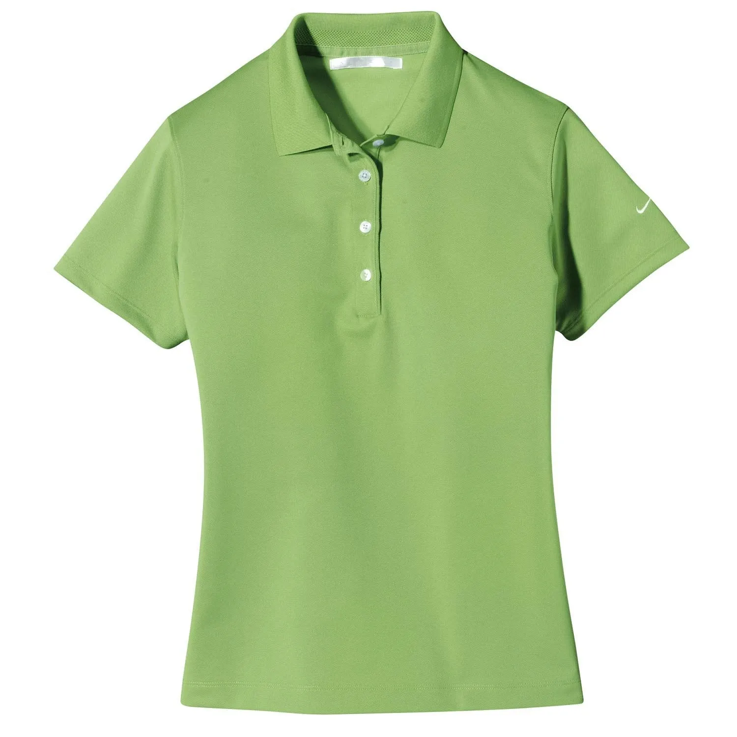 Nike Women's Vivid Green Tech Basic Dri-FIT Short Sleeve Polo