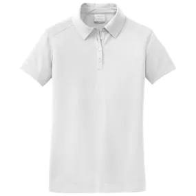 Nike Women's White Dri-FIT Pebble Texture Polo