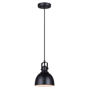 Pendant Light - Canarm POLO Matte Black Pendant Light, IPL622A01BK