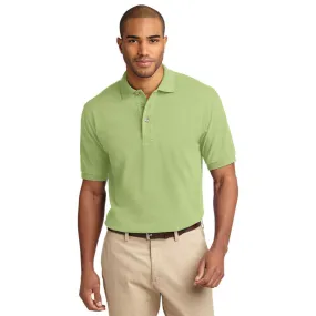 Port Authority Men's Pistachio Tall Pique Knit Polo