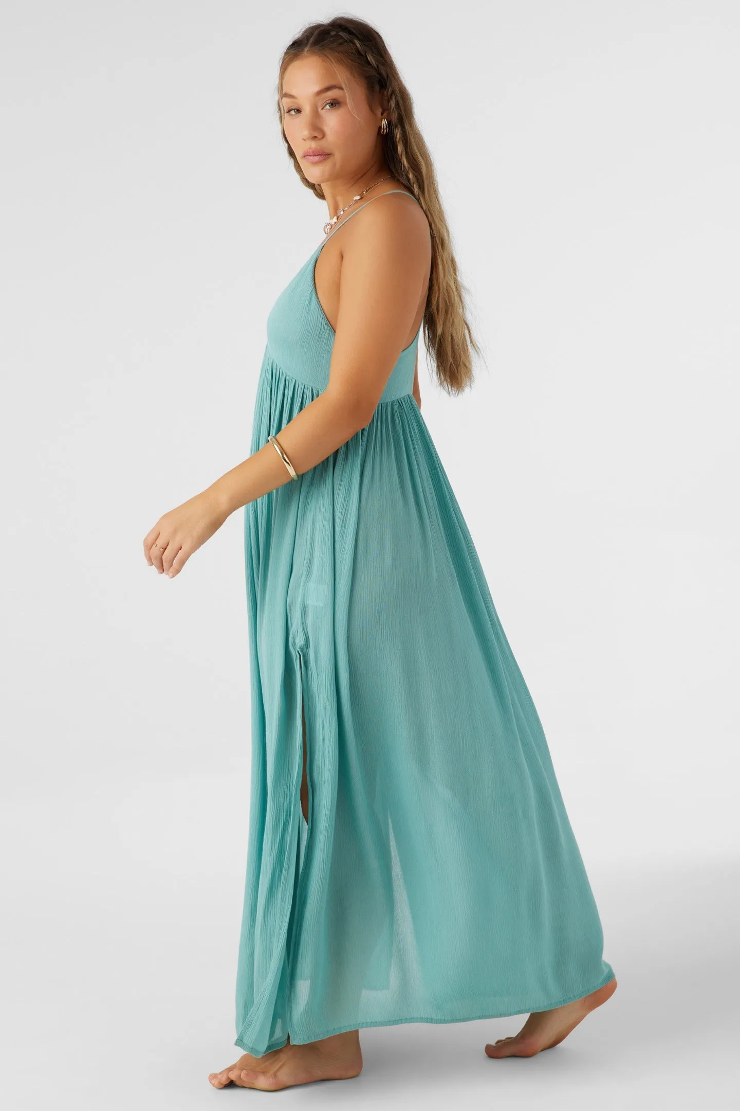 Saltwater Solids Mel Canton Maxi Dress
