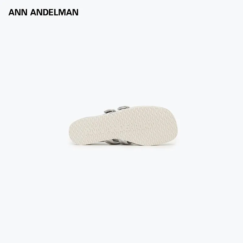 Silver Minimalist Flat With Adjustable Strap