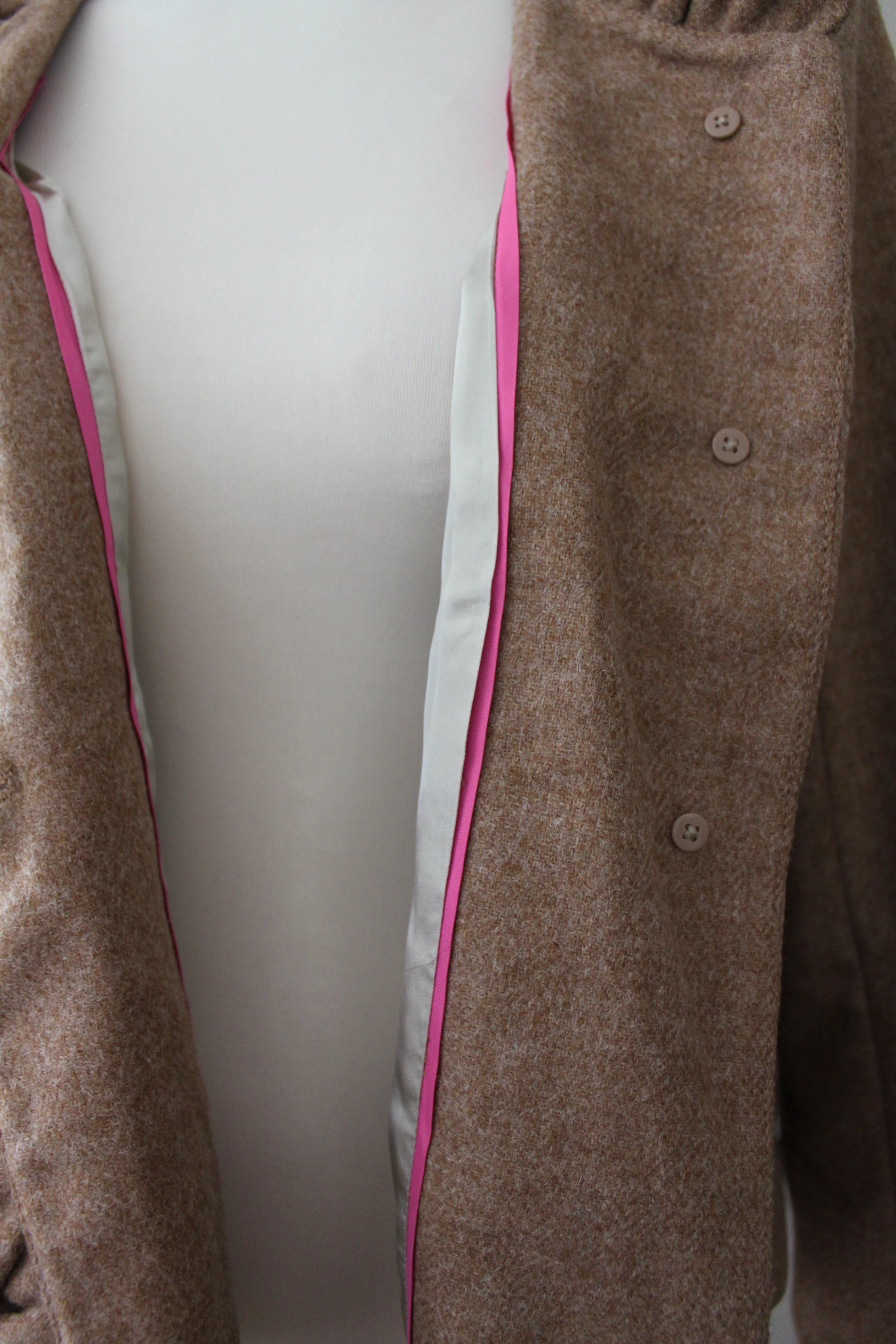 Soft Autumn Tan Ruffle Jacket