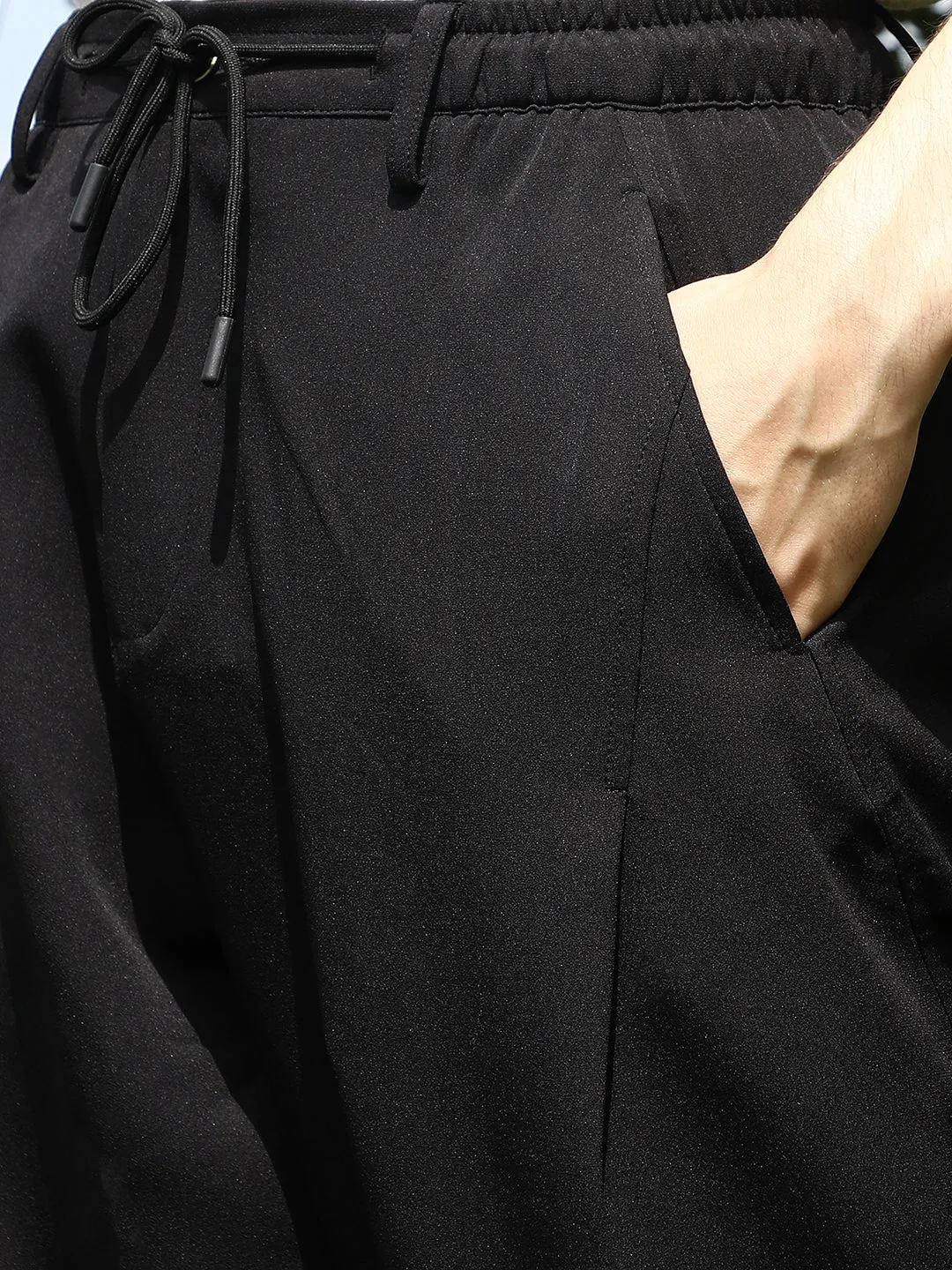 Solid Relaxed Trousers