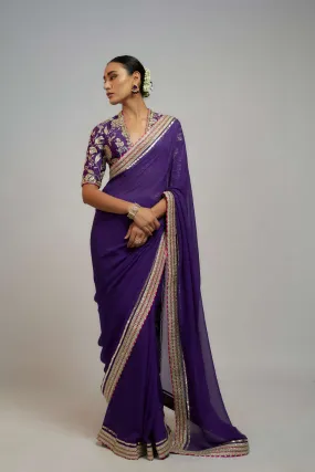 Vidya Balan In Golconda Myra Saree Set