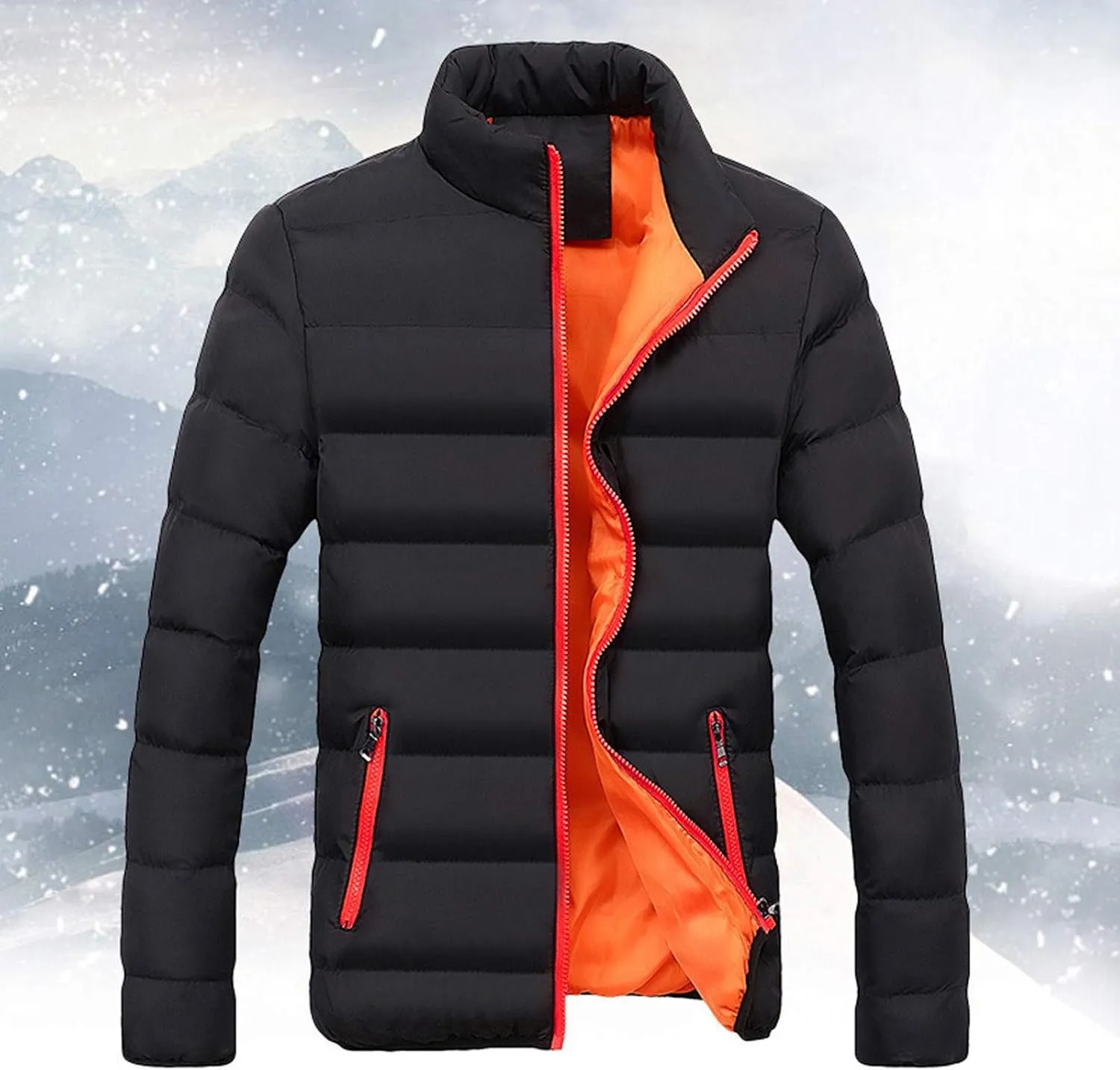 Winter Puffer Jacket For Men Trendy Breathable Down Jacket For Winter Lightweight Classy Business Quilted Coat