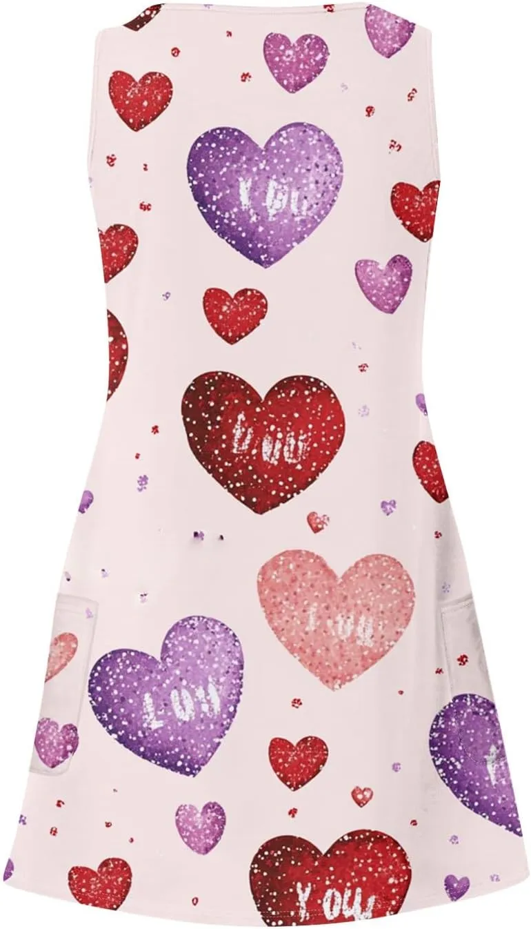 Women Summer Dresses Printed V Neck Dress with Pocket Vacation 2025 Swimsuit Coverup Beach Casual Sundress