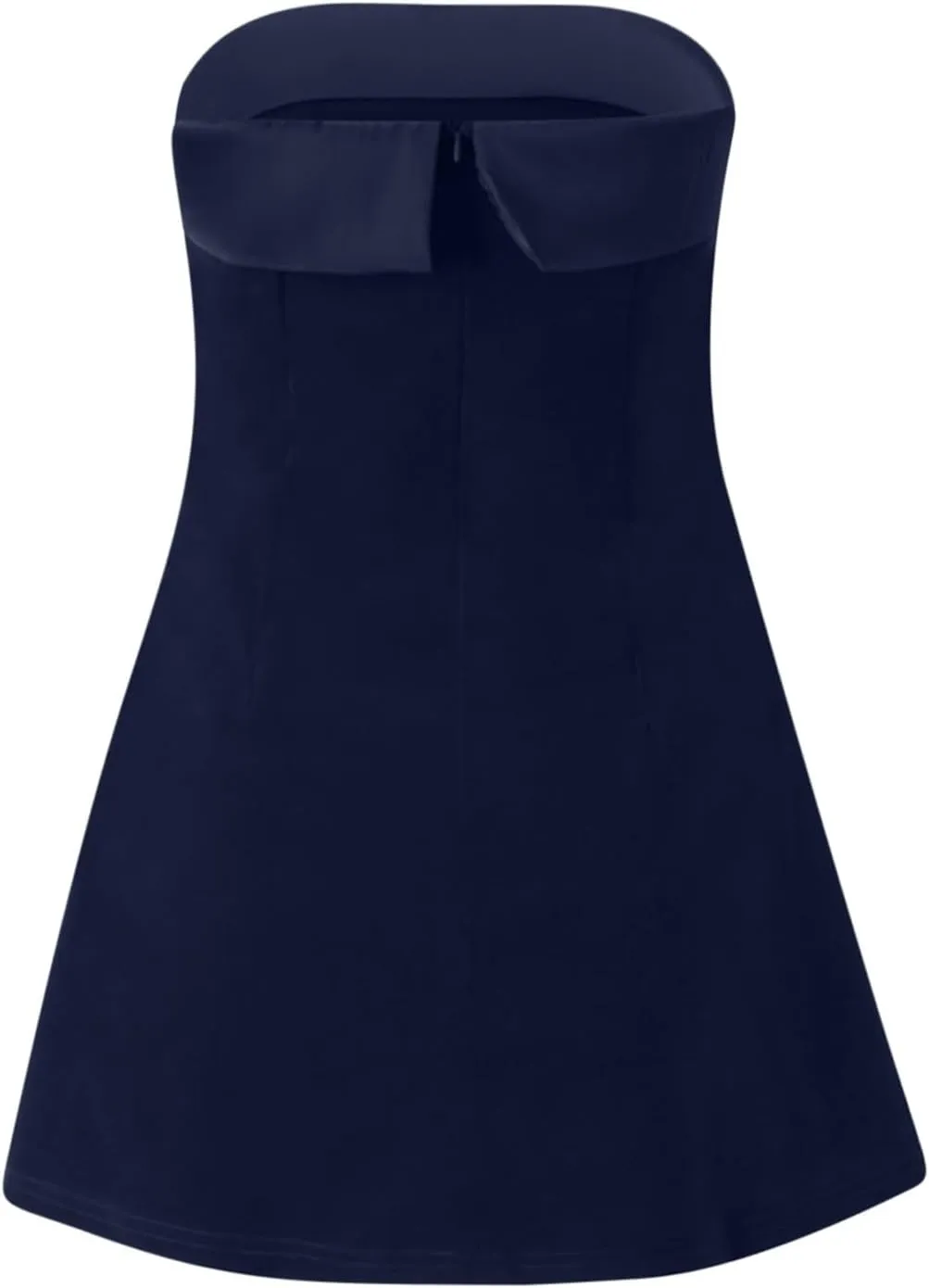Women's Velvet Strapless Dress Sexy Off Shoulder Bodycon A-Line Mini Dress Evening Party Nightclub Tube Top Dress