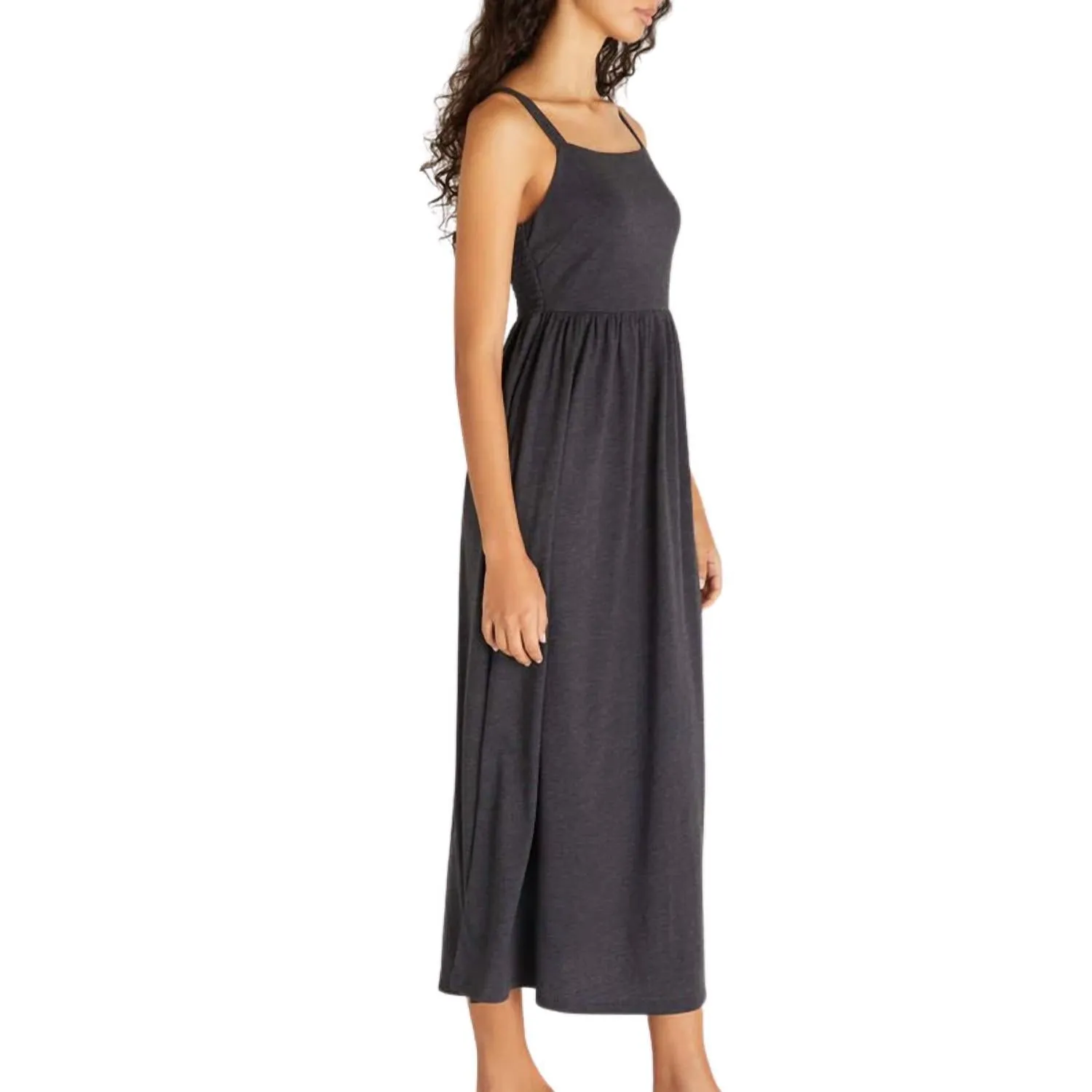 Z Supply Marina Maxi Dress-Black in Black