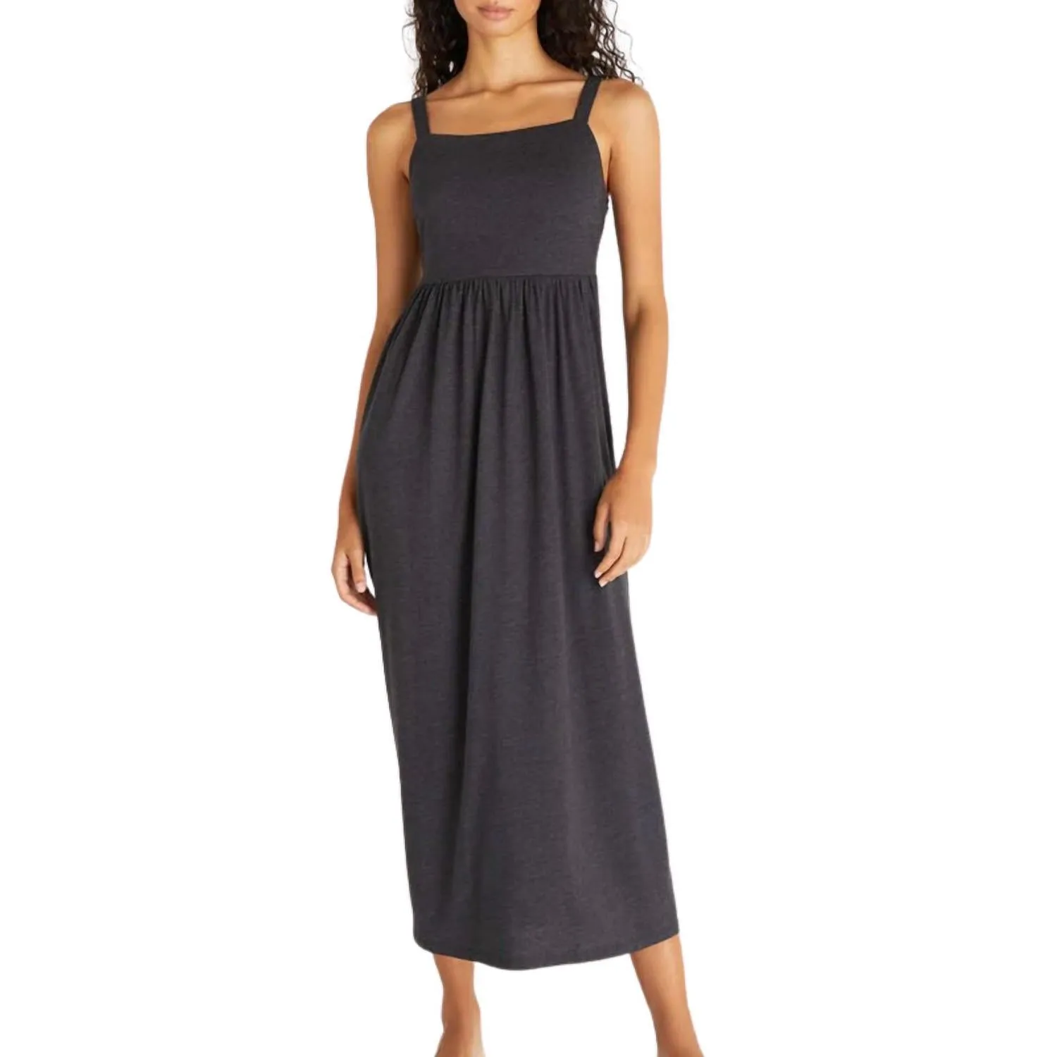 Z Supply Marina Maxi Dress-Black in Black